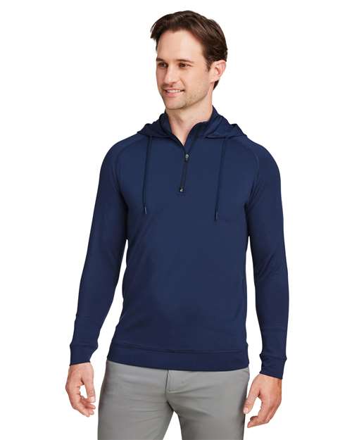 Vandyke Quarter-Zip Pullover Hooded Sweatshirt