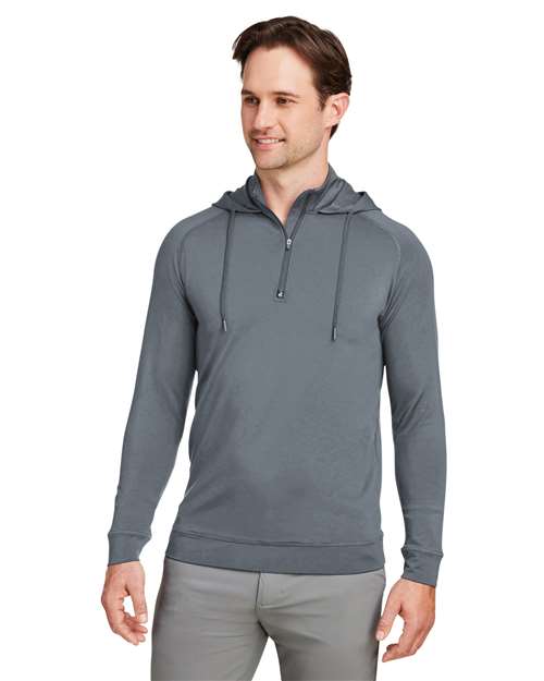 Vandyke Quarter-Zip Pullover Hooded Sweatshirt