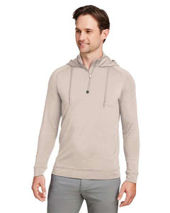 Vandyke Quarter-Zip Pullover Hooded Sweatshirt