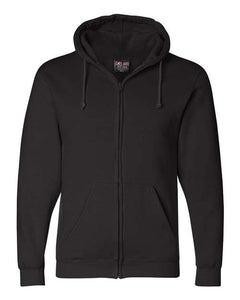 USA-Made Full-Zip Hooded Sweatshirt