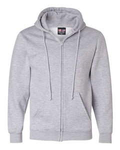 USA-Made Full-Zip Hooded Sweatshirt