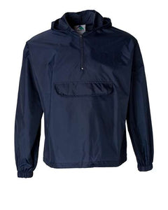 Packable Half-Zip Hooded Pullover Jacket