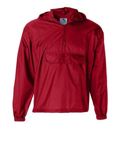 Packable Half-Zip Hooded Pullover Jacket