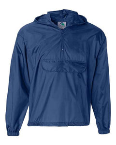 Packable Half-Zip Hooded Pullover Jacket