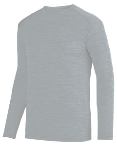 Adult Shadow Tonal Heather Long-Sleeve Training T-Shirt