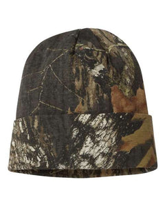 12" Licensed Camo Cuffed Beanie