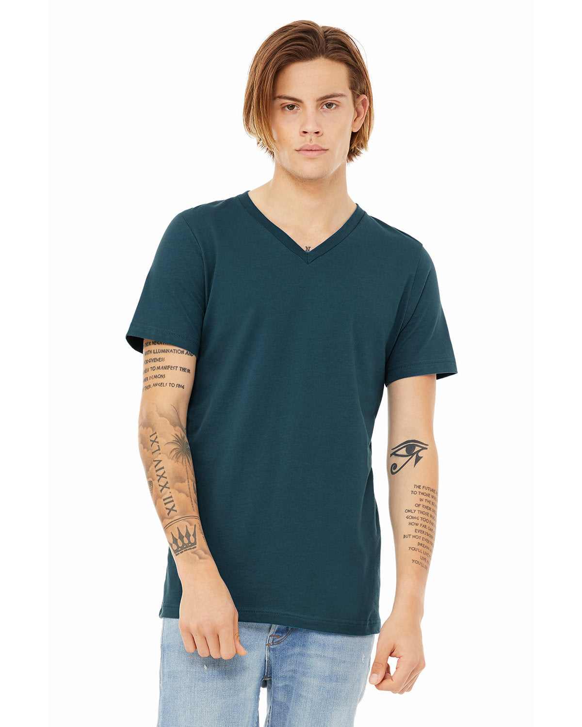 Unisex Jersey Short-Sleeve V-Neck T-Shirt