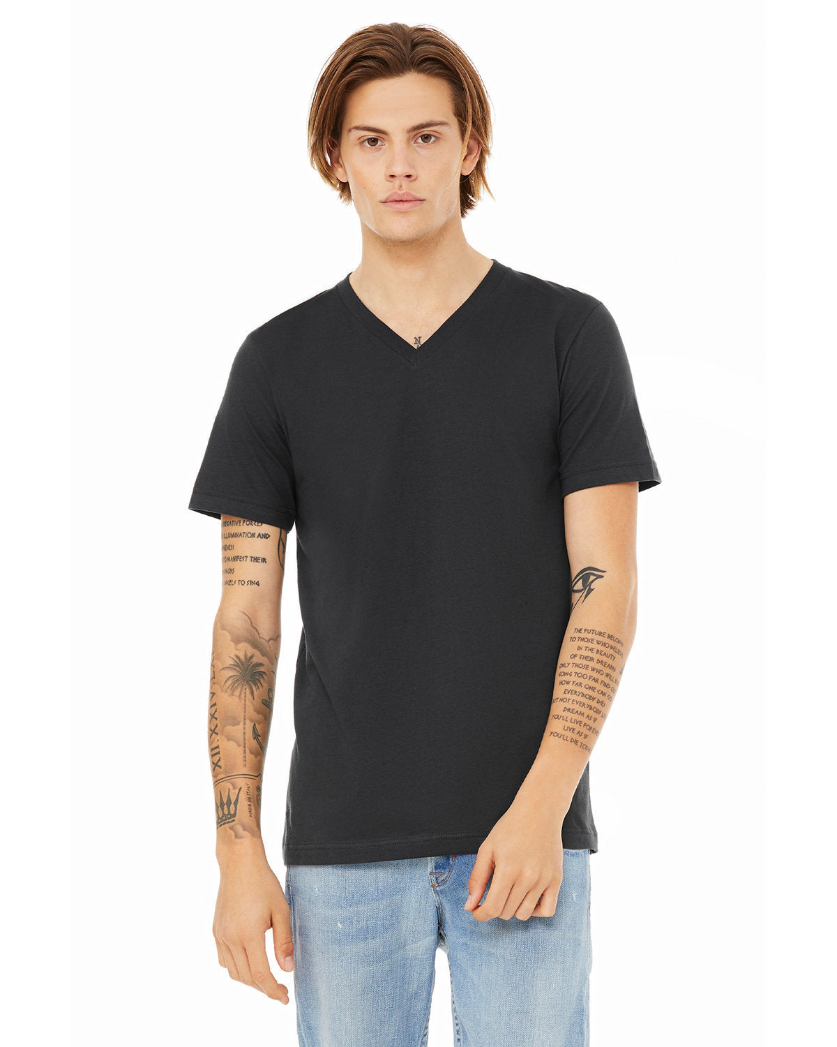 Unisex Jersey Short-Sleeve V-Neck T-Shirt