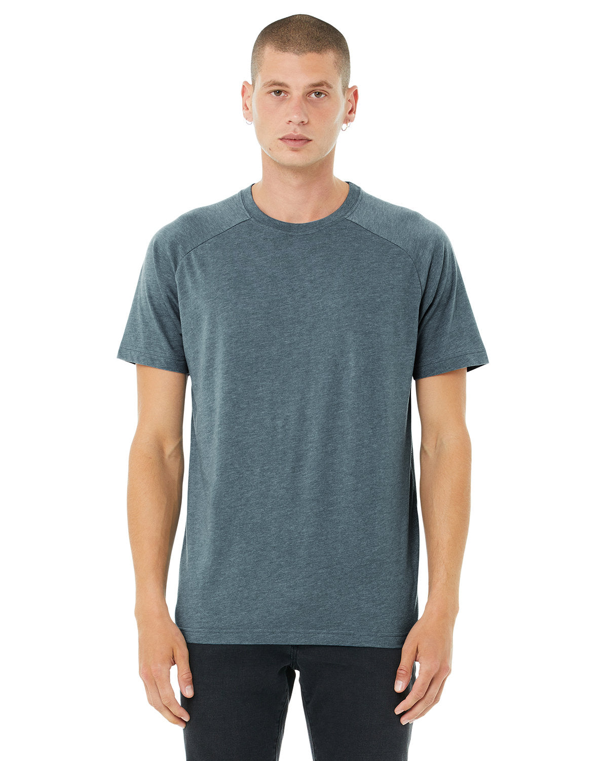 Men's Heather CVC Raglan T-Shirt