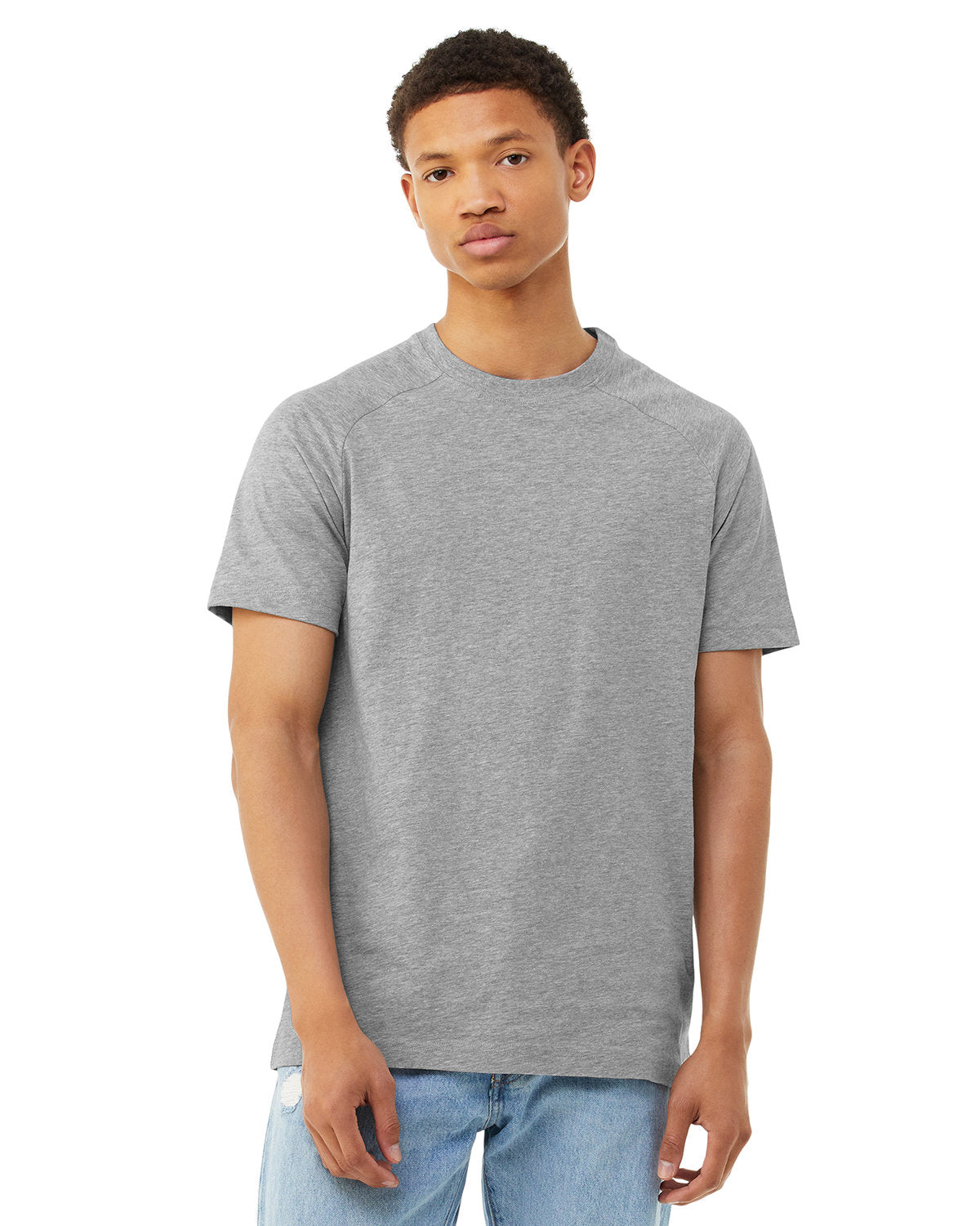 Men's Heather CVC Raglan T-Shirt