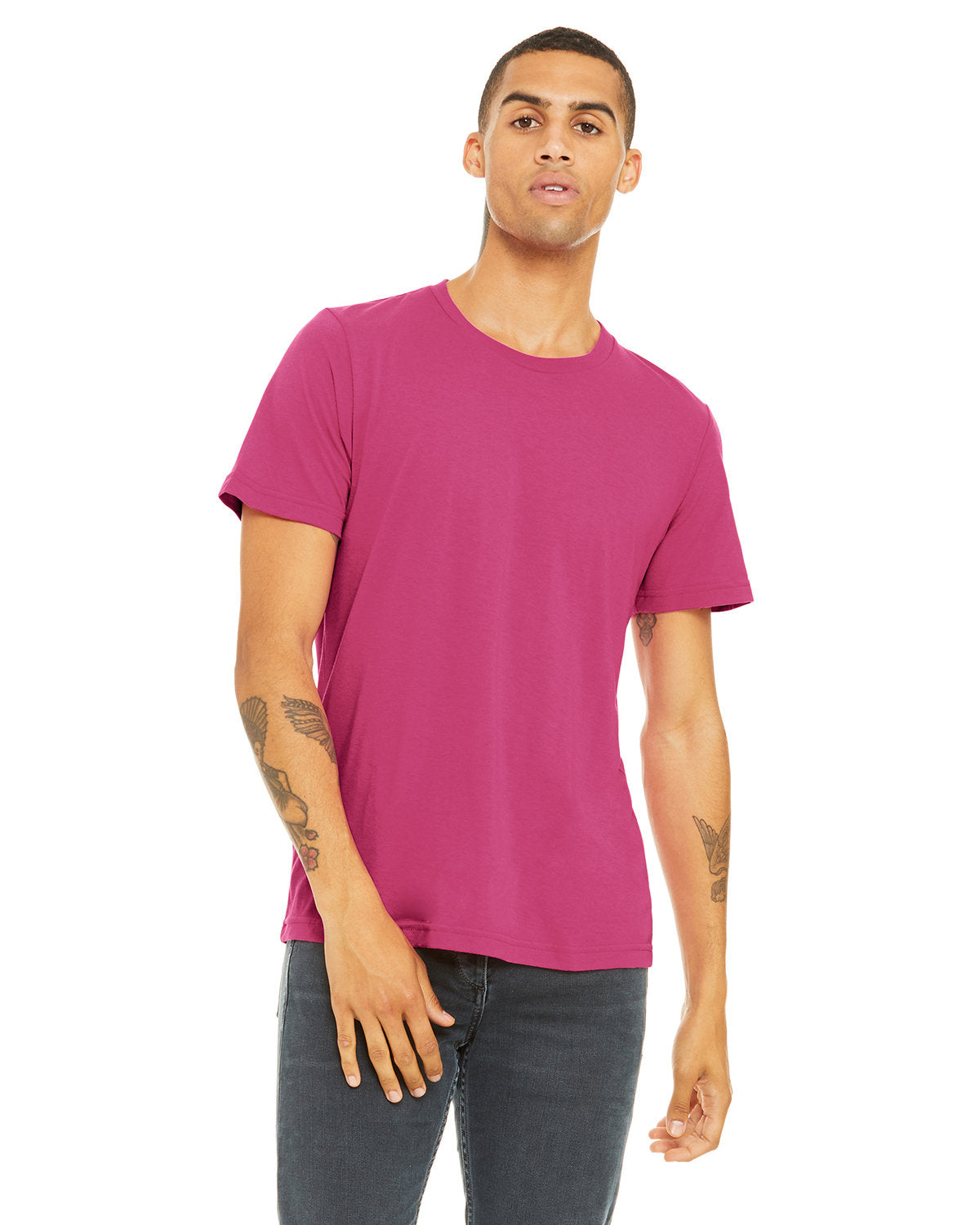 Unisex Poly-Cotton Short-Sleeve T-Shirt