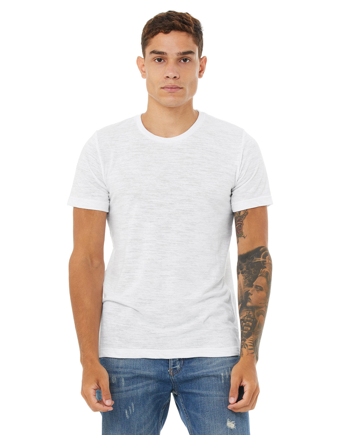 Unisex Poly-Cotton Short-Sleeve T-Shirt