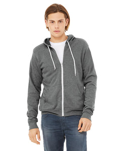 Unisex Sponge Fleece Full-Zip Hooded Sweatshirt