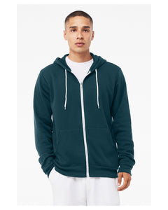 Unisex Sponge Fleece Full-Zip Hooded Sweatshirt