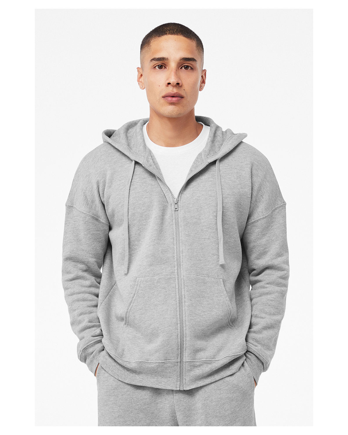 Unisex Sponge Fleece DTM Full-Zip Hooded Sweatshirt