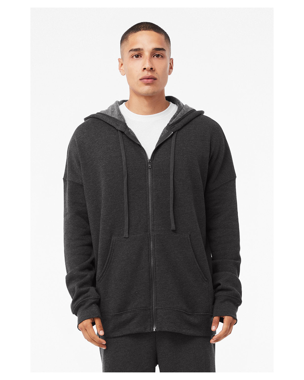 Unisex Sponge Fleece DTM Full-Zip Hooded Sweatshirt