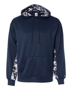 Digital Camo Colorblock Performance Fleece Hooded Sweatshirt