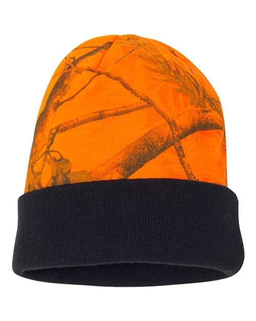 12" Licensed Camo Cuffed Beanie