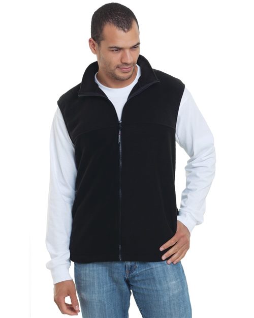 USA-Made Full-Zip Fleece Vest