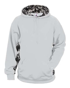 Digital Camo Colorblock Performance Fleece Hooded Sweatshirt