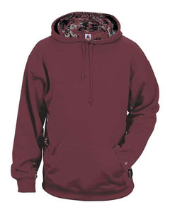 Digital Camo Colorblock Performance Fleece Hooded Sweatshirt