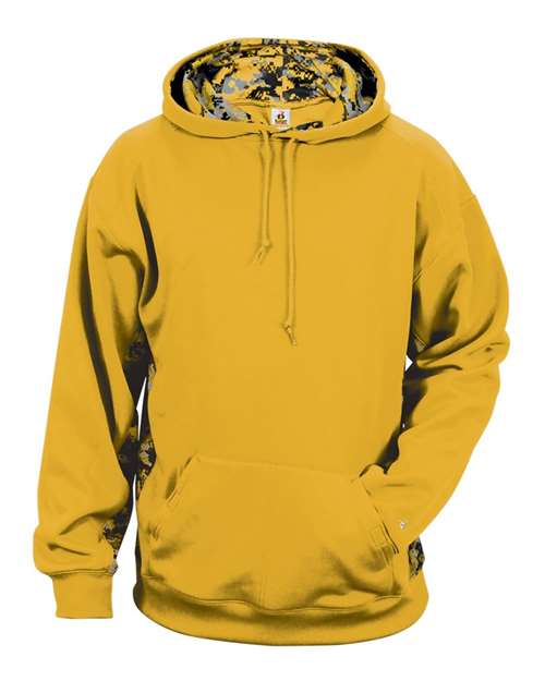 Digital Camo Colorblock Performance Fleece Hooded Sweatshirt