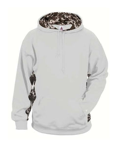 Youth Digital Camo Colorblock Performance Fleece Hooded Sweatshirt