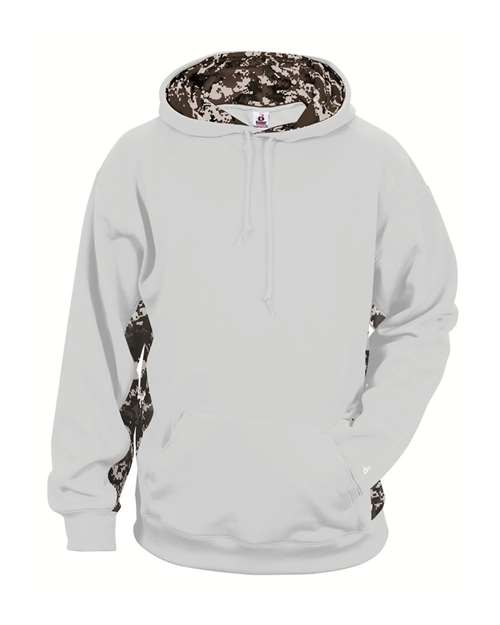 Youth Digital Camo Colorblock Performance Fleece Hooded Sweatshirt