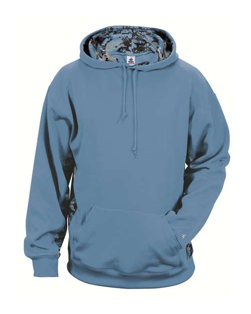 Youth Digital Camo Colorblock Performance Fleece Hooded Sweatshirt