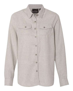 Women's Solid Flannel Shirt