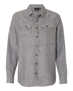 Women's Solid Flannel Shirt