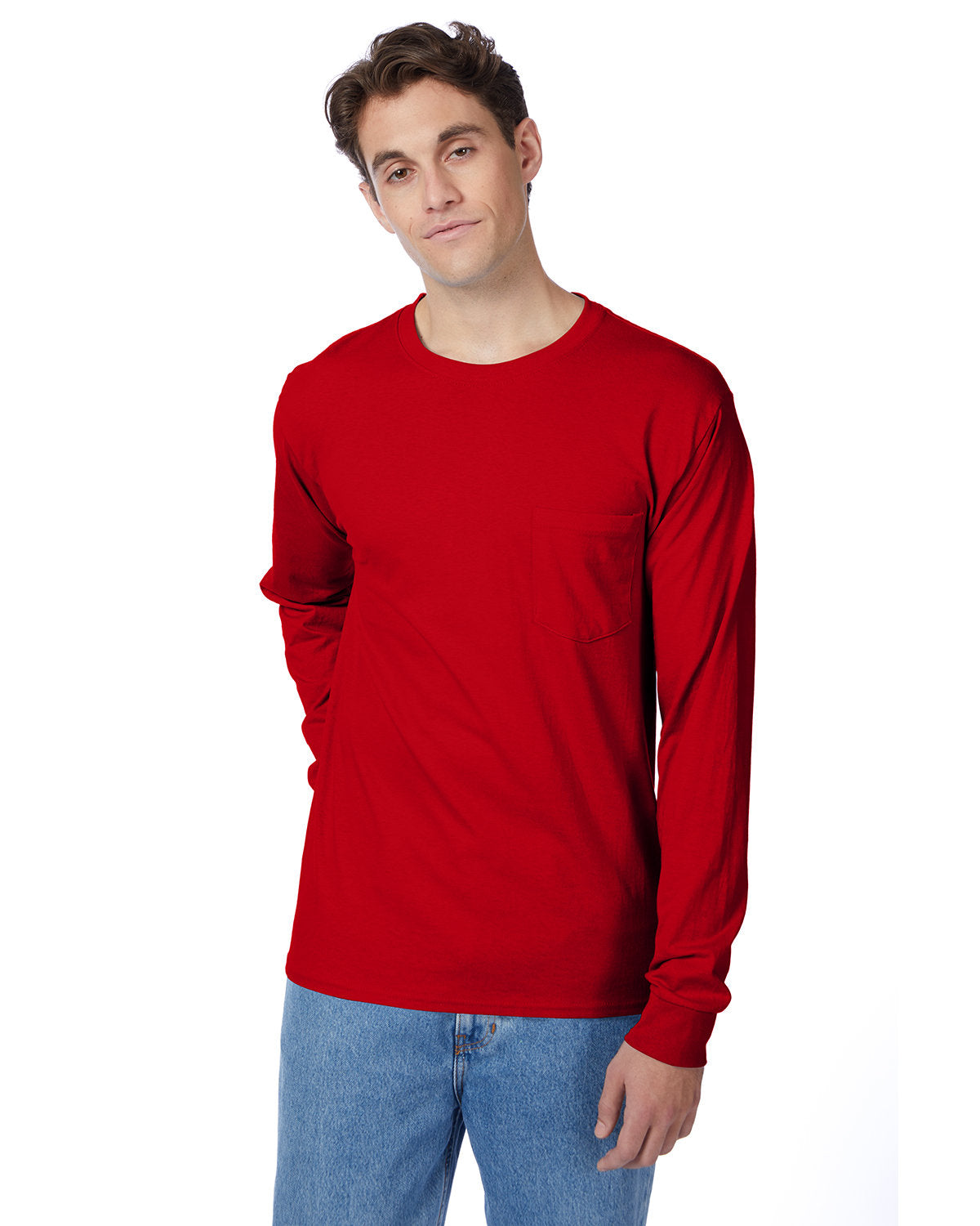 Men's Authentic-T Long-Sleeve Pocket T-Shirt