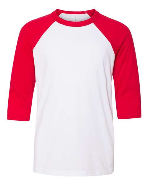 Youth Three-Quarter Sleeve Baseball Tee