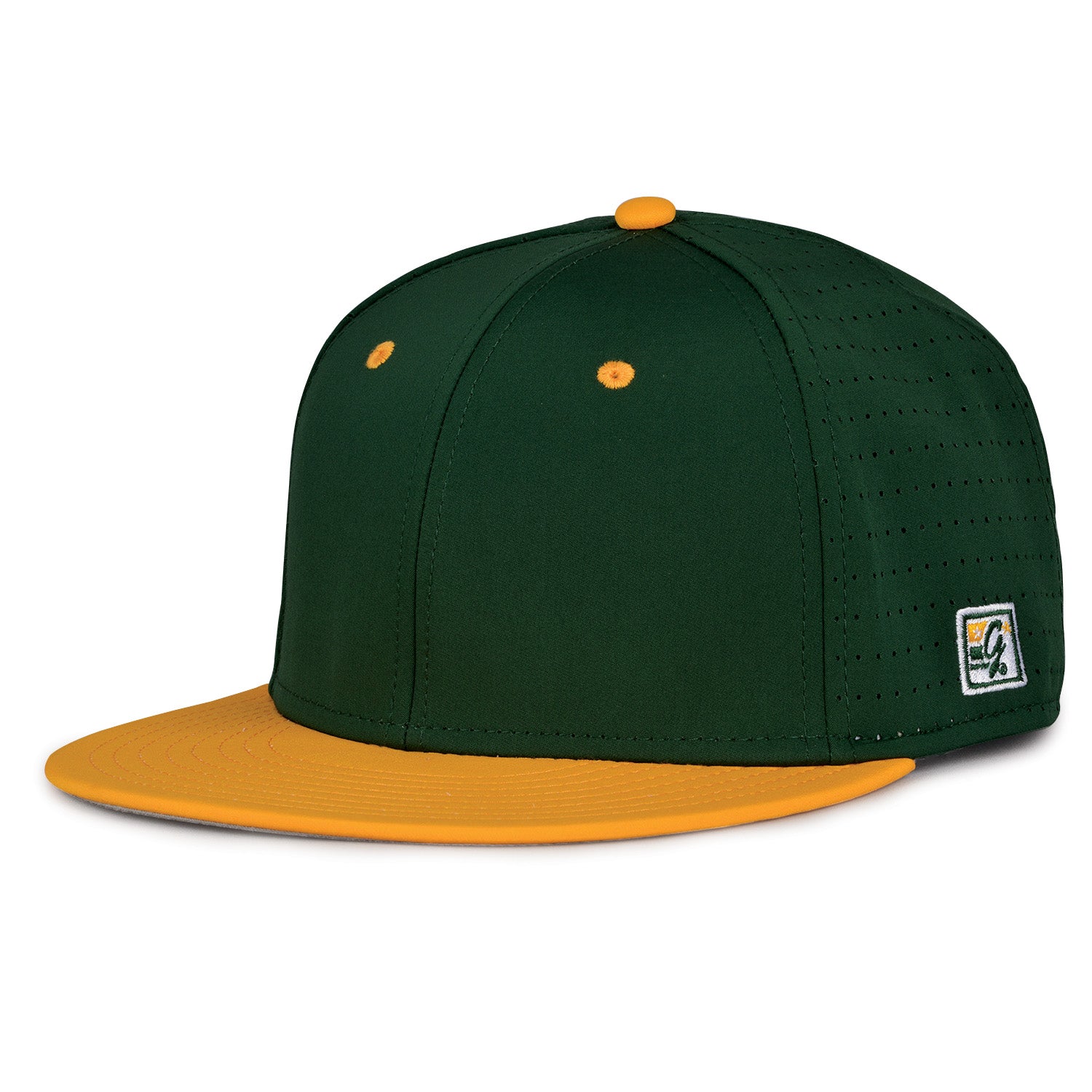 GB998 Perforated Gamechanger - Dark Green/Athletic Gold