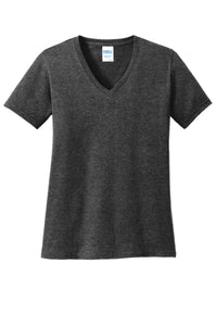 Port & Company ®  Women's Core Cotton V-Neck Tee. LPC54V
