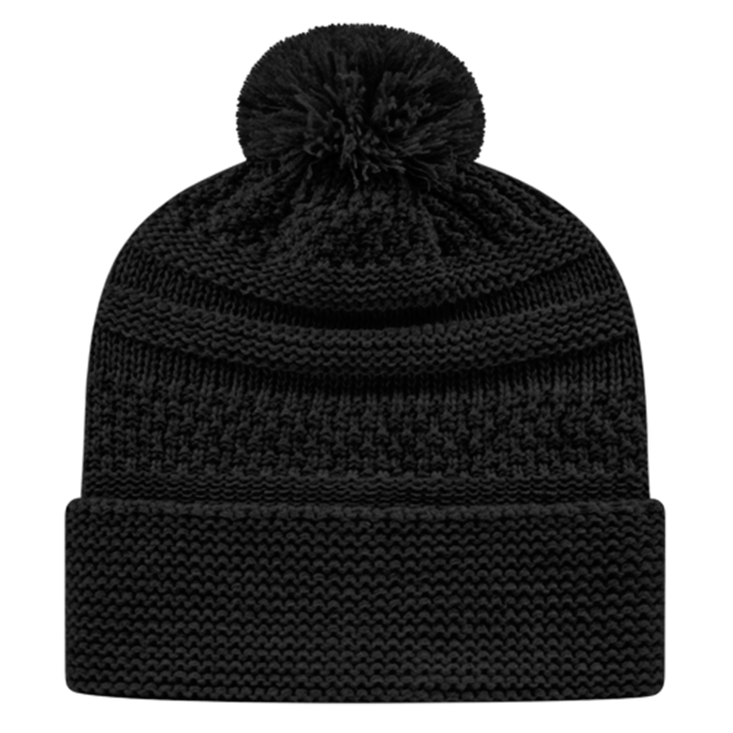 Cable Knit Cap with Cuff